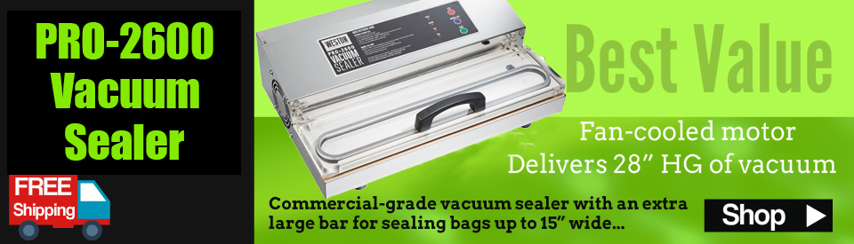 Weston 15 x 50' Roll Commercial Grade Vacuum Sealer Bags